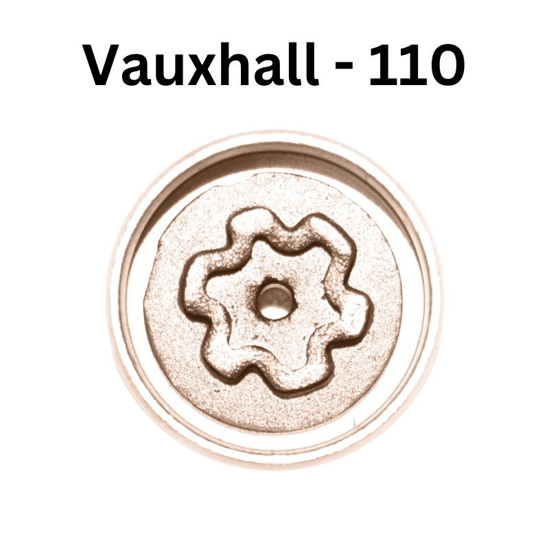 Replacement Vauxhall 110 locking wheel nut key for lost or damaged key