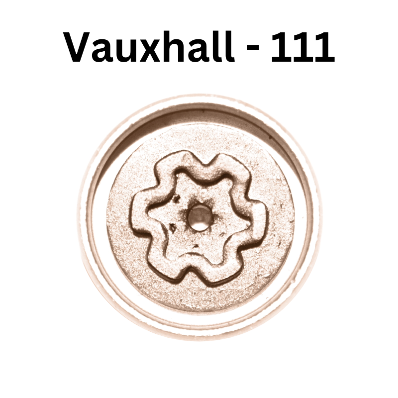 Replacement Vauxhall 111 locking wheel nut key for lost or damaged key