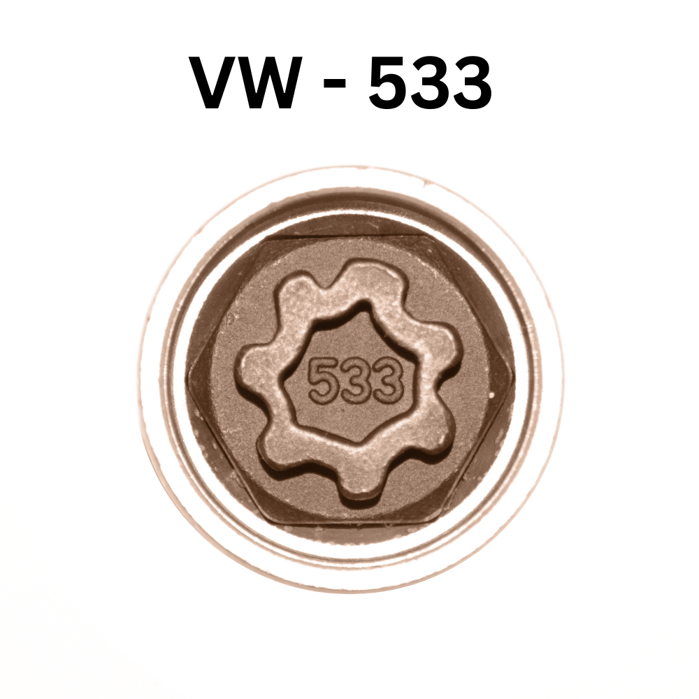 VW 533 Locking Wheel Nut Key
