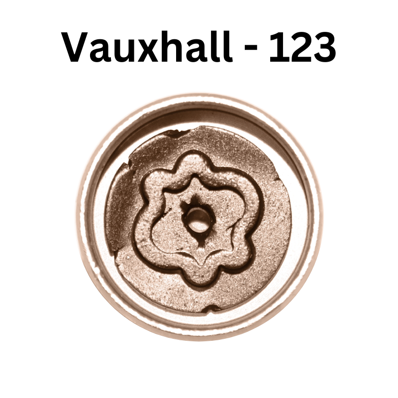 Replacement Vauxhall 123 locking wheel nut key for lost or damaged key