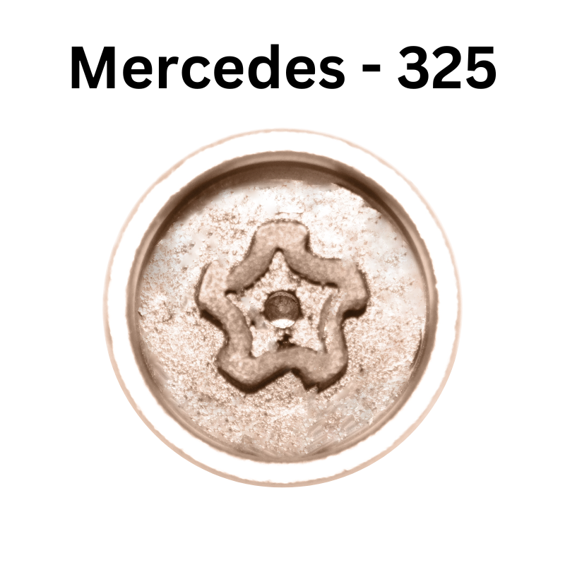 Replacement Mercedes Benz 325 locking wheel nut key for lost or damaged key A C E Class