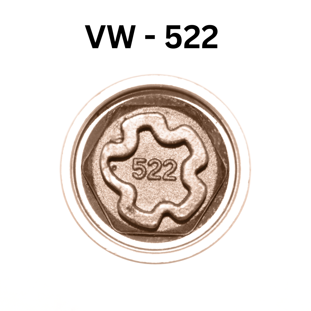 VW 522 Locking Wheel Nut Key