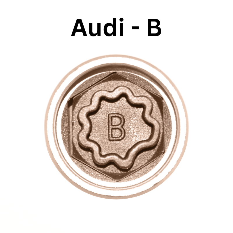 Replacement Audi B 802 locking wheel nut key for lost or damaged key A1 A3 A5 Q3