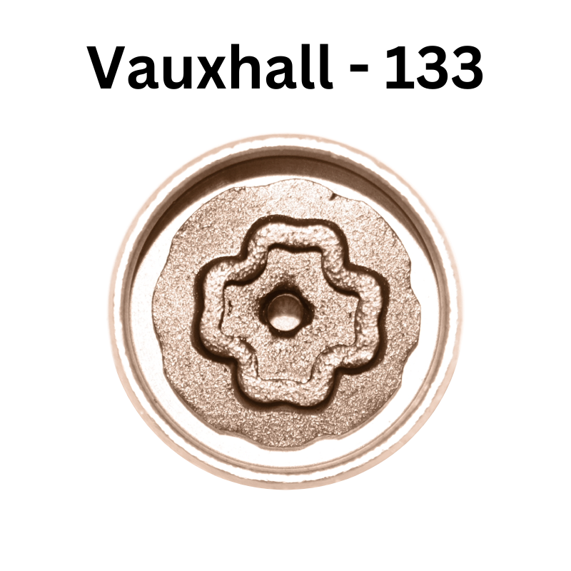Vauxhall 133 Locking Wheel Nut Key