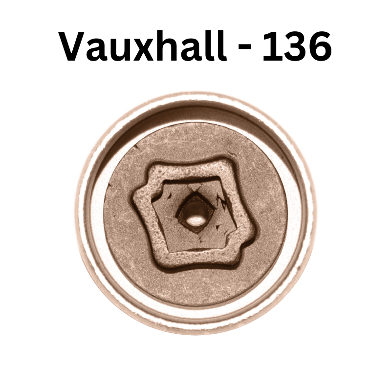 Replacement Vauxhall 136 locking wheel nut key for lost or damaged key