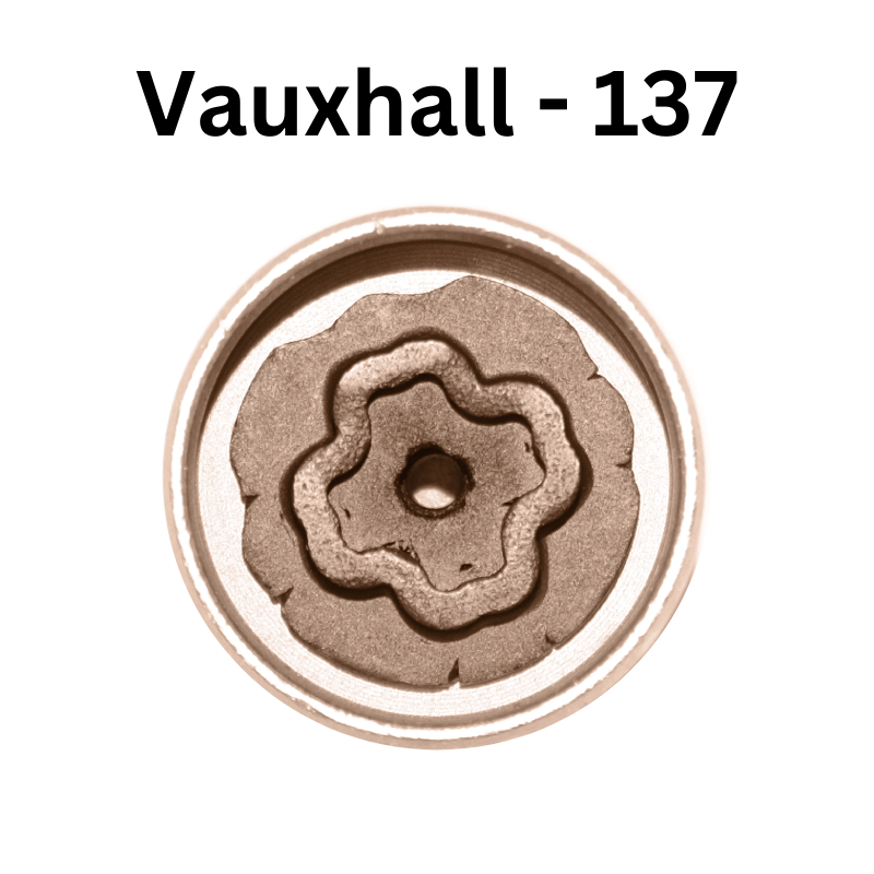 Replacement Vauxhall 137 locking wheel nut key for lost or damaged key