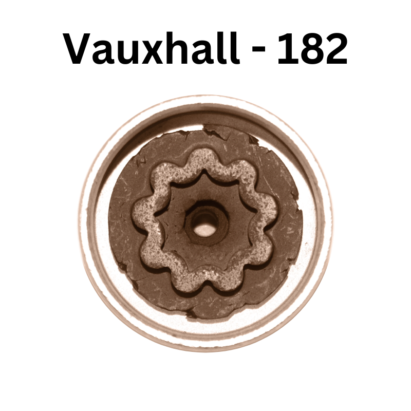 Vauxhall 182 Locking Wheel Nut Key