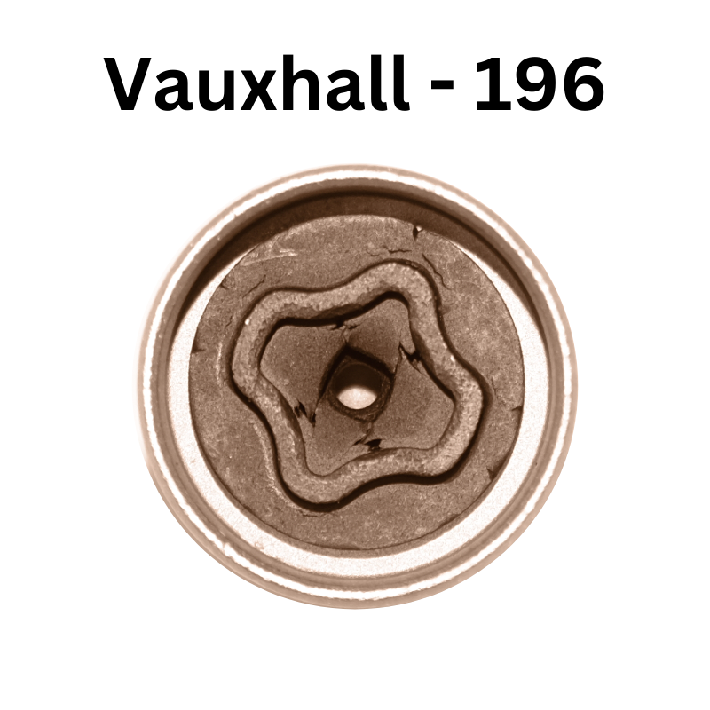 Vauxhall 196 Locking Wheel Nut Key