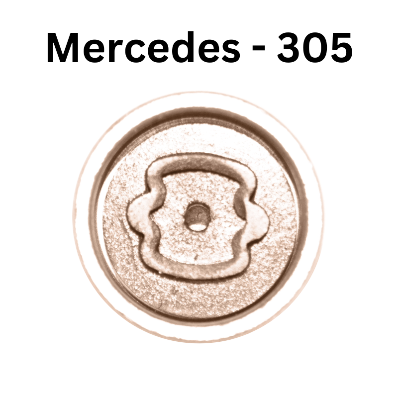 Replacement Mercedes Benz 305 locking wheel nut key for lost or damaged key A C E Class