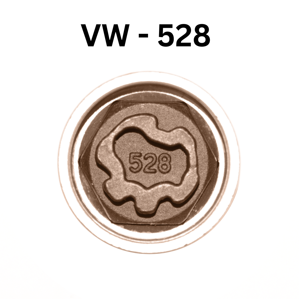 VW 528 Locking Wheel Nut Key