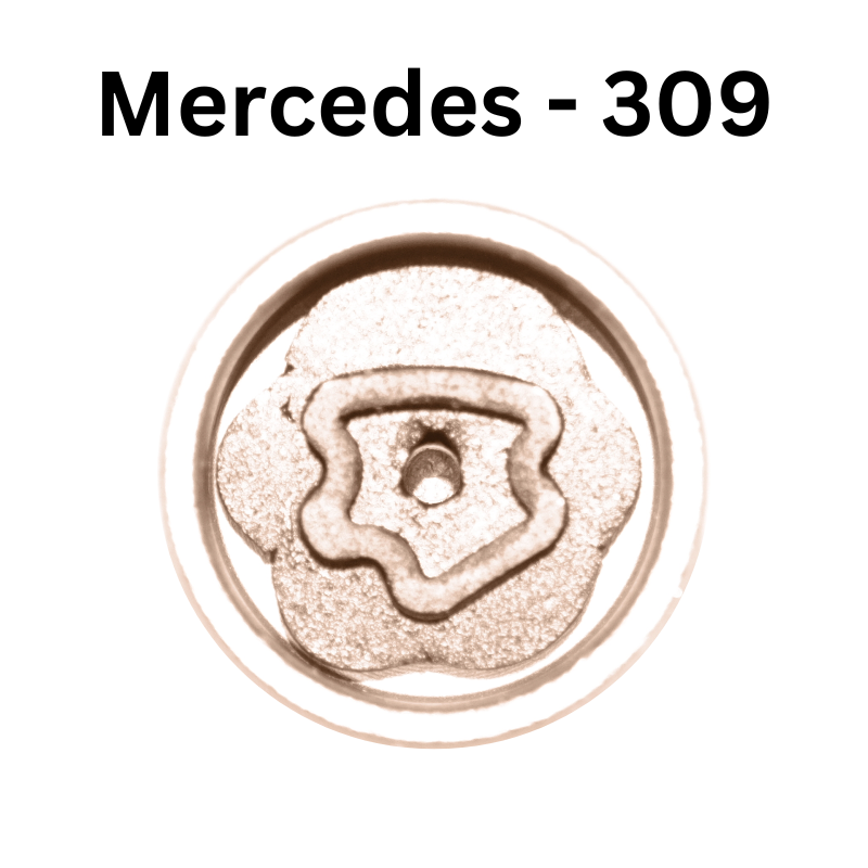 Replacement Mercedes Benz 309 locking wheel nut key for lost or damaged key A C E Class