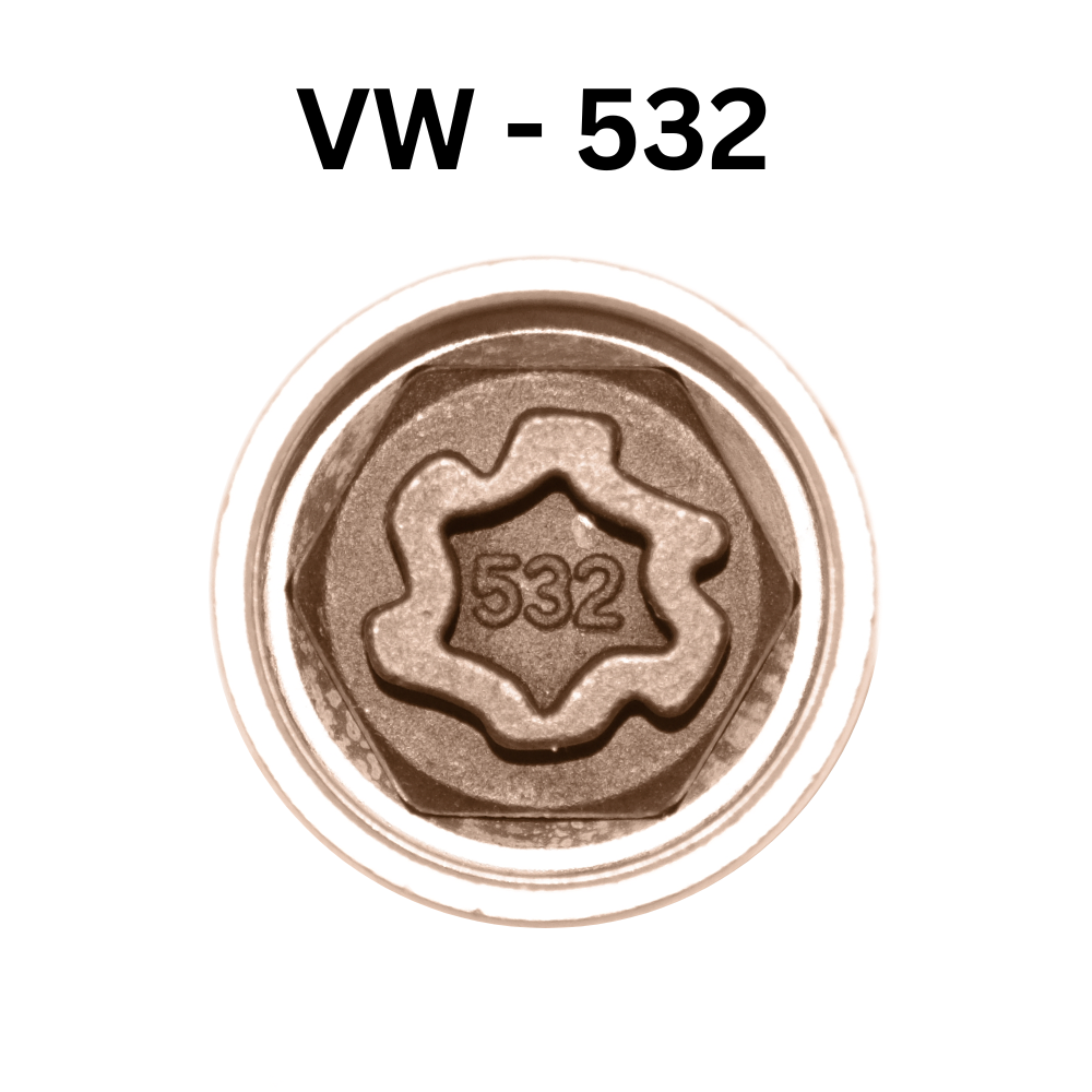 VW 532 Locking Wheel Nut Key