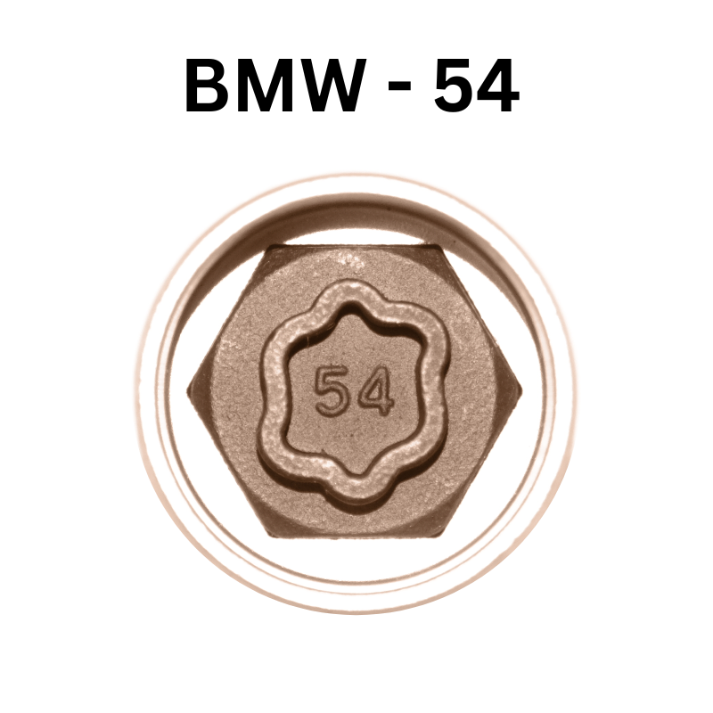 Replacement BMW 54 locking wheel nut key for lost or damaged key X3 X5
