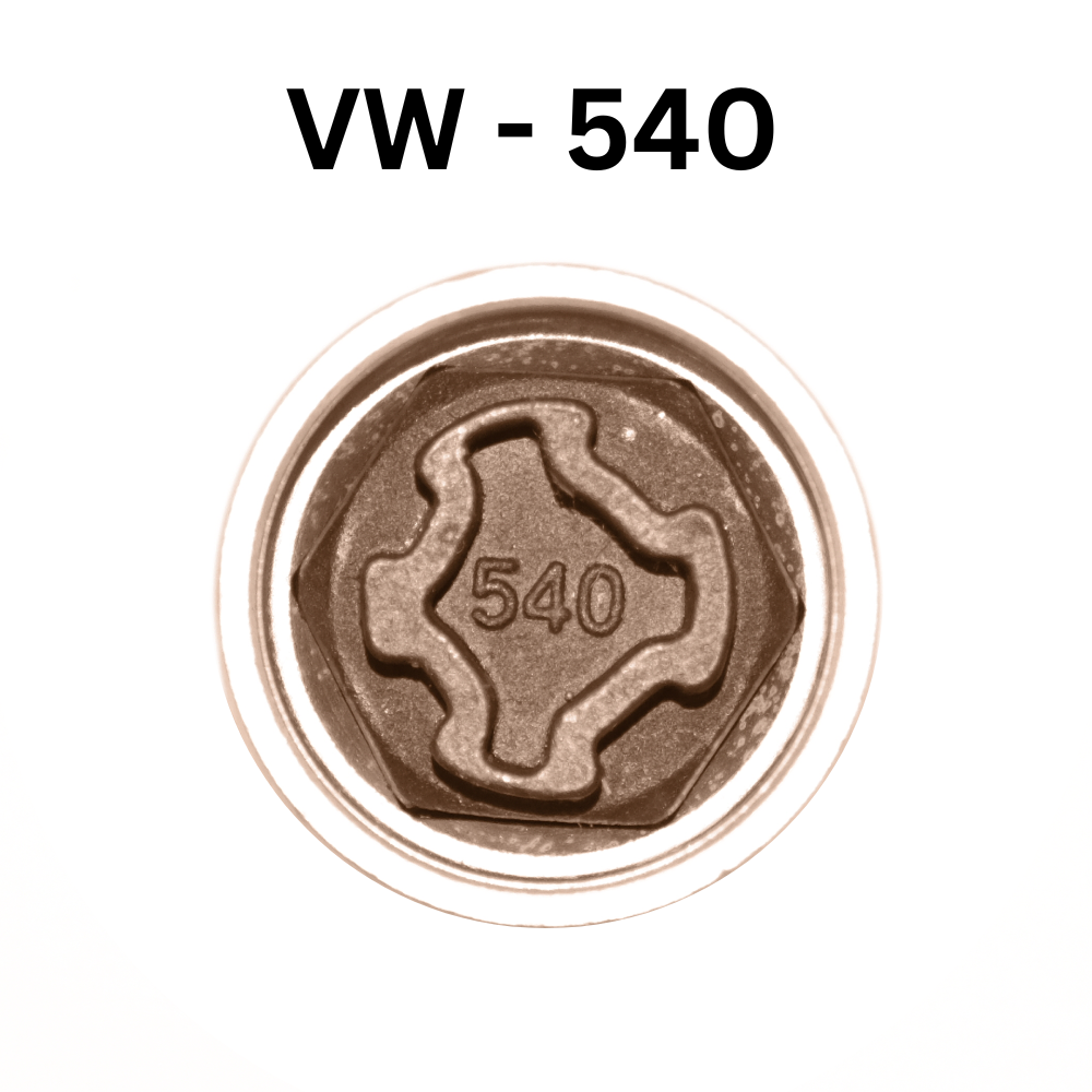 VW 540 Locking Wheel Nut Key