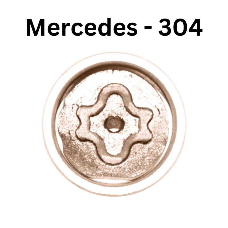 Mercedes 304 Locking Wheel Nut Key